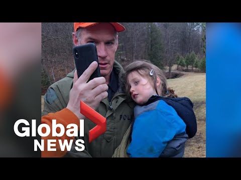 Officer who found toddler lost in Ontario woods calls him a &amp;quot;tough little guy&amp;quot;