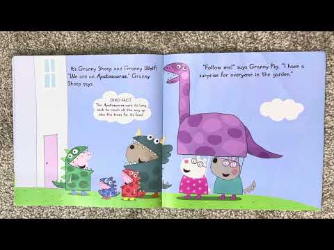 Peppa pig Dinosaur Party | Read a loud |