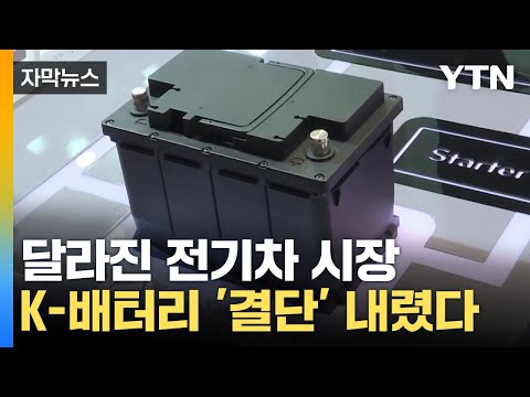 [자막뉴스] 분위기 바뀐 전기차 시장...K-배터리 '결단' 내렸다 / YTN