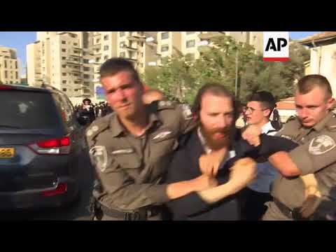 Israeli police arrest 8 in ultra-Orthodox military protest