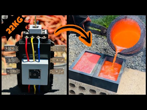 Massive 21 KG Load Switch Tear Down - Bulk Copper -  Furnace Fix - ASMR Metal Melting - BigStackD