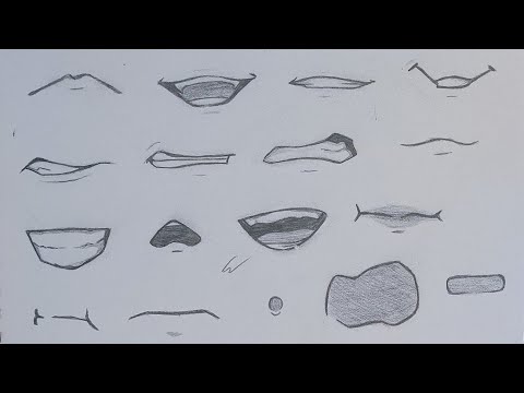 How to Draw ANIME MOUTH Step by Step | Slow Tutorial for Beginners (No time lapse)