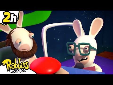 It's Time for The Rabbids' Quiz!| RABBIDS INVASION | 2H New compilation | Cartoon for Kids