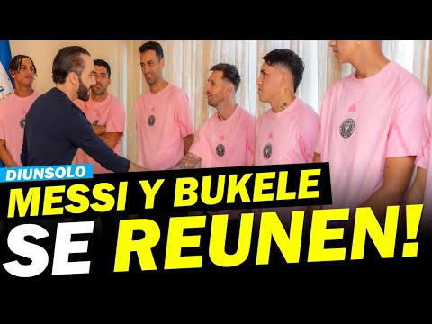 MESSI Y BUKELE SE REUNEN EN CASA PRESIDENCIAL DE EL SALVADOR ! ESTO PASO EN EL PARTIDO !