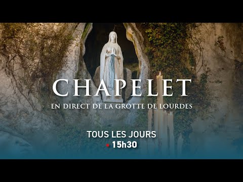 Le Chapelet depuis la Grotte de Lourdes - 06/01/2024