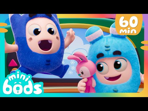 Chance Of Snow ⛄| Minibods | Mini Oddbods | Baby Oddbods | Funny Cartoons For Kids