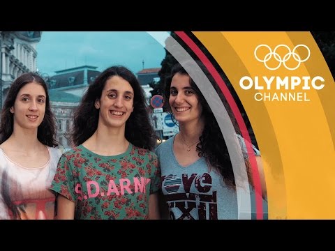 Alexandri Triplets Synchronise to Chase Swimming Dream in Austria | Flag and Family