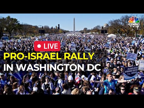 LIVE: Pro Israel Rally At Washington D.C. | Israel Palestine Conflict Live | U.S.A News Live | N18L