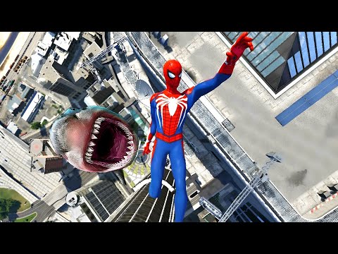 GTA 5 SPIDERMAN Ragdolls Compilation(Euphoria Physcis Showcase)