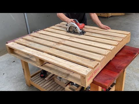 Compilation Of Smart Wood Processing Ideas From Wood And Pallets.Wood Pallet Processing Project.