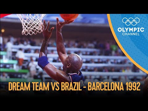 The USA's Dream Team v Brazil - Men's Basketball | Barcelona 1992 Replays