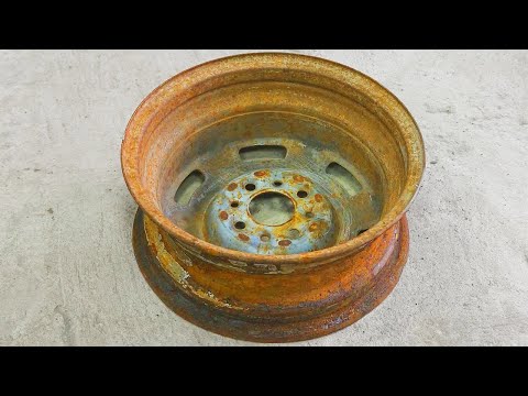 Do not throw away the old wheel! A cool idea for DIY.