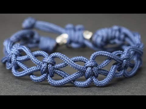 Paracord bracelet butterfly knot