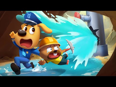 🚨Don't Damage Public Facilities | Kids Cartoon | Police Cartoon | Sheriff Labrador | BabyBus