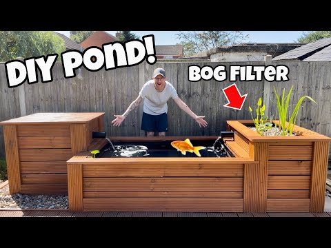 DIY Backyard Garden Pond (step-by-step)