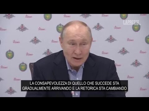 Ucraina, Putin: &laquo;Anche noi vogliamo finire la guerra, ma alle nostre condizioni&raquo;