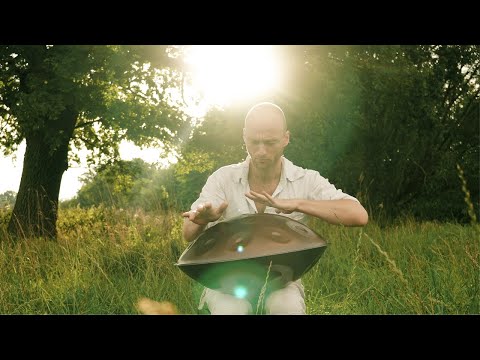 Golden Light Meditation | 1 hour handpan music | Malte Marten