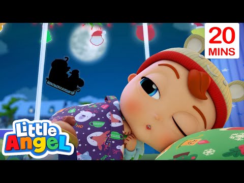 Christmas Sleep Routine! 🎅🎄💤 | Christmas Songs for Kids | Little Angel | Moonbug Christmas Kids!