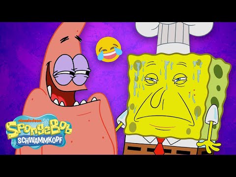 SpongeBob | &Uuml;ber 3 STUNDEN mit SpongeBobs lustigsten Momenten! 😂 | SpongeBob Schwammkopf