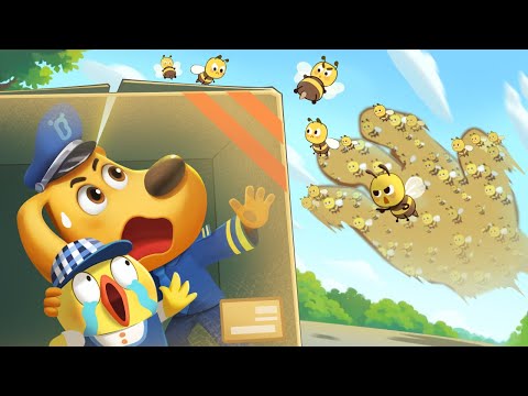 Don't Sting Me, Bees! | Outdoor Safety Cartoon | Kids Cartoon | Sheriff Labrador | BabyBus