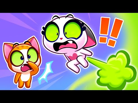 🤢 Why Do We Burp and Poo? 😣💨 Healthy Habits for Kids 🙀 Stories by Purr Purr