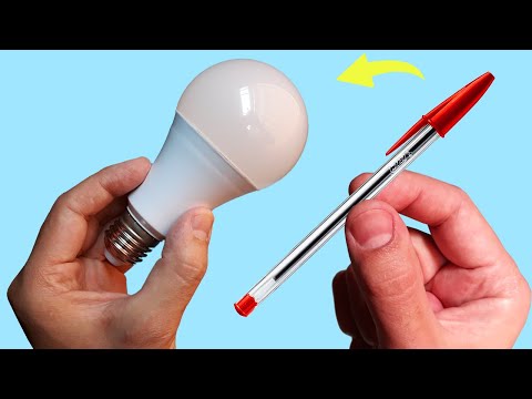 Just Use a Common Pen and Fix All the LED Lamps in Your Home! How to Fix or Repair LED Bulbs Easily!