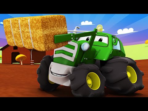 Ben der Traktor ist voll mit &Auml;pfeln und Eiern - Autopolis  💧 Lastwagen Zeichentrickfilme f&uuml;r Kinder