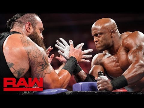 Braun Strowman vs. Bobby Lashley &ndash; Arm Wrestling Match: Raw, June 3, 2019