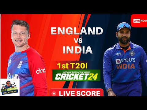 India vs England T20 Live Stream | Cricket 24 Gameplay | 