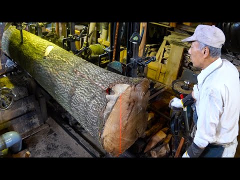 The process of making a traditional Japanese luxury wardrobe. The wonderful Japanese workmanship.