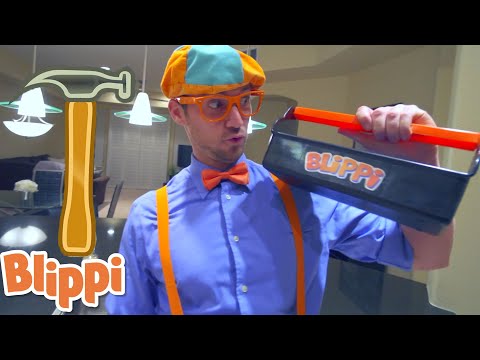 Blippi Learns How To Fix Things | Blippi | Learn With Blippi | Funny Videos &amp; Songs