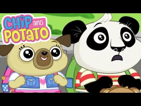 Chip and Potato | Nico's First Day | Cartoons For Kids