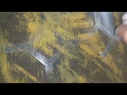 How painting Easley whit spray &amp;stencil &amp;roller