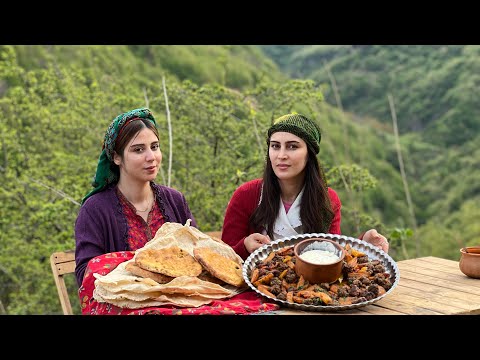 Preparation of kofte rizeh or sparrow head on a spring day in the village!