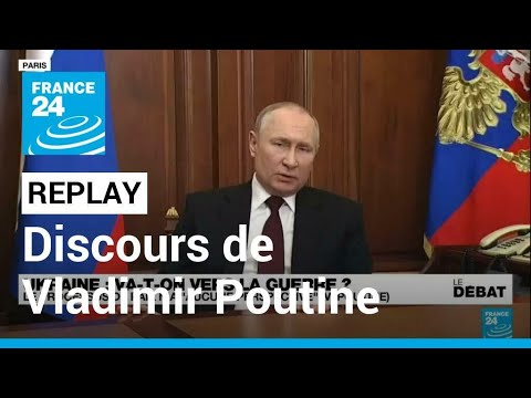 REPLAY - Vladimir Poutine s'adresse &agrave; la nation russe lors d'une allocution t&eacute;l&eacute;vis&eacute;e