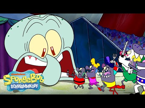 SpongeBob | Jedes Mal, wenn Thadd&auml;us' Haus von Ungeziefer befallen war! | Spongebob Schwammkopf