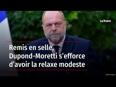 Remis en selle, Dupond-Moretti s&rsquo;efforce d&rsquo;avoir la relaxe modeste