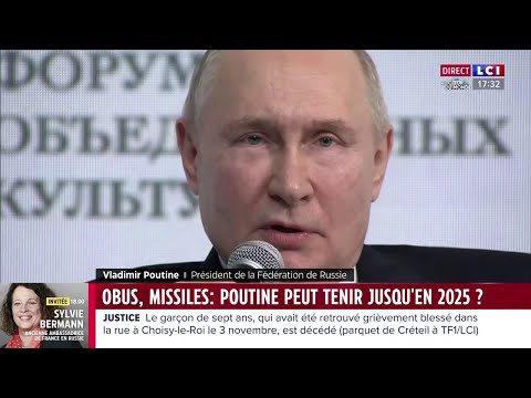 Obus, missiles : Poutine peut tenir jusqu'en 2025 ?