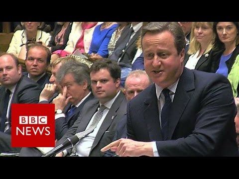 Cameron to Corbyn: 'For heaven's sake man, go!' - BBC News