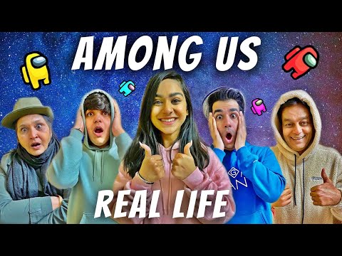 AMONG US IN REAL LIFE WITH MY FAMILY PART 3 | Rimorav Vlogs