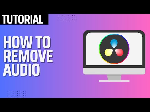 How To Remove Audio From Video In DaVinci Resolve