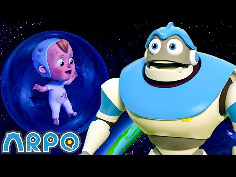 Rainbow Bubbles in Space Adventure 🌈🚀 | ARPO| Kids TV Shows | Cartoons For Kids | Fun Anime