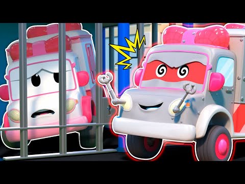 🚑Ambulance in Jail Because of EVIL ROBOT! 🤖 Learn About Justice | Emergency | Robofuse