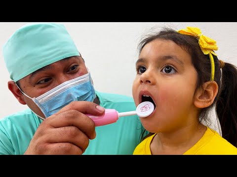 Going To The Dentist Song | Nursery Rhymes &amp; Kids Songs About Ellie Learning to Brush her Teeth