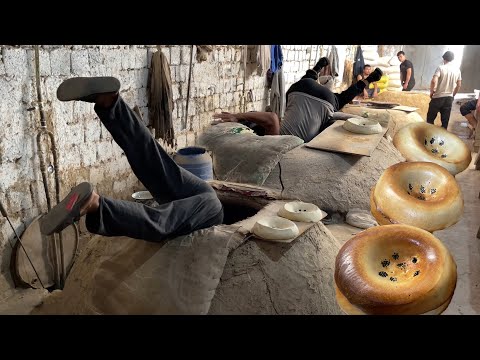 Legendary SAMARKAND breads. 15 000 loaves a day. How to make bread