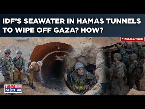 Israel To Pump Seawater Into Hamas Tunnels|Why This IDF Plans To Threaten To Wipe Gaza Off|Genocide?