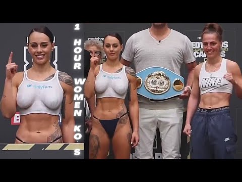 1 Hour Of Brutal Women's Knockouts - Bare Knuckle, MMA, Boxing &amp; Kickboxing