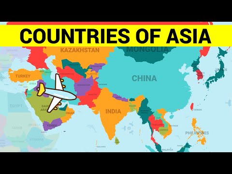 ASIAN COUNTRIES - Learn Asia Map and the Countries of Asia Continent