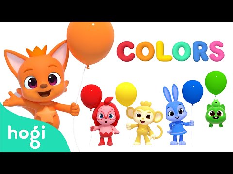 Learn Colors with Balloon | Kids Learn Colors | Pinkfong Hogi