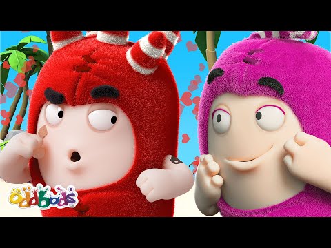 OoOOoh Newt Has a Crush! 👀 | Oddbods Cartoons | Funny Cartoons For Kids